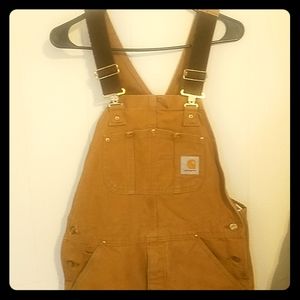 Carhartt Duck Zip-to-thigh bib
